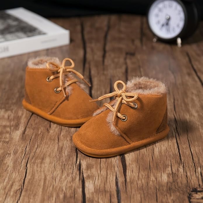 Clowora Baby Boys Girls Shoes Non-Slip Rubber Sole Sneakers Infant First Walking Toddler Crib Shoes Newborn Loafers Flats.