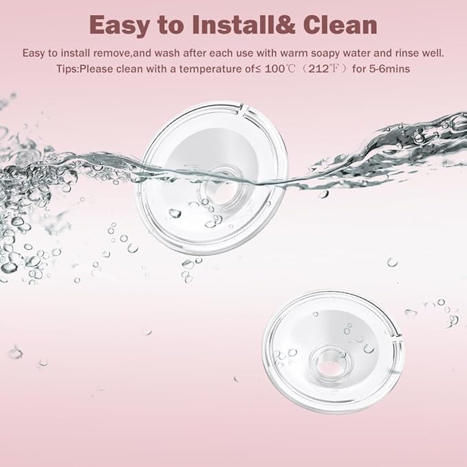 1pcs Silicone Flange 21mm Compatible with Momcozy S12 Pro/S9 Pro/TSRETE S12/kmaier S12 Breast Pump，Flange Wearable Breast Pump Replacement Accessories,Shield 21mm Flange Parts