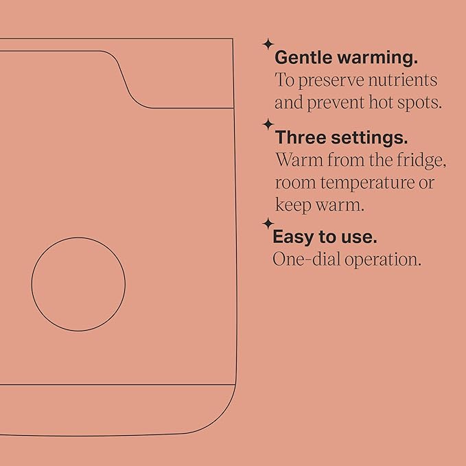 Tommee Tippee Easiwarm Bottle Warmer, Warms Breast Milk and Formula Bottles, Automatic Timer, One-Dial Operation+ Natural Start Anti-Colic 5 oz BPA Free Newborn Bottles, Slow Flow Breast-Like Nipple