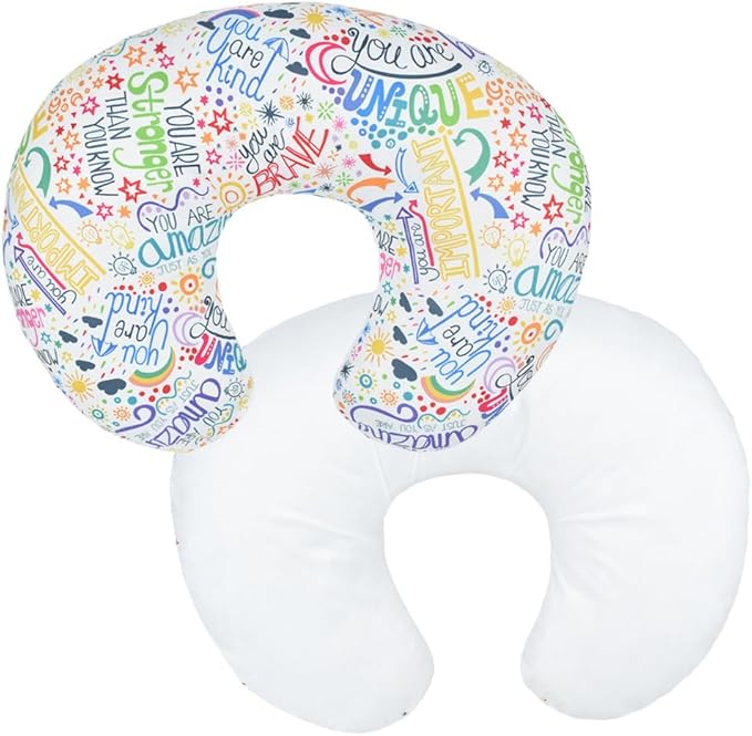 Boyoung Stretchy Nursing Pillow Covers Ultra Soft Slipcovers for Breastfeeding for Baby Girls Boys, Feeding Pillow Cover Fits Standard Infant Support Pillows Positioners Nursing Pillow Case