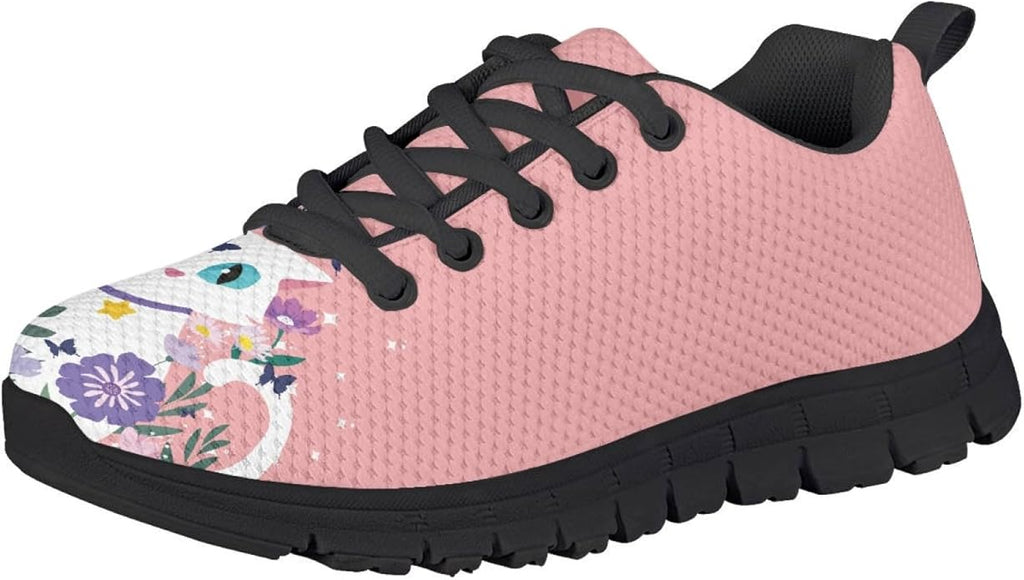 MARSVOVO First Shoes for Walking Boy Girl Athletic Lightweight Flexible Lace-up Breathable Running Shoes Casual Classic Comfortable Non Slip Play Sport Learning to Walk Toddler Girl Sneakers