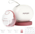 Momcozy Breast Pump Hands Free Mobile Style | M6, Wearable Breastfeeding Pump Ideal Rhythm for More Milk, DoubleFit Flange More Fit & Discreet with 3 Modes & 9 Levels, 24mm - 1 Pack Cozy Red