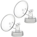 21mm 2 pc Flange Compatible with Spectra S2 Spectra S1 9 Plus Ameda MYA Motif Luna Breastpumps Replacement to Spectra Pump Parts and Spectra Flange. Compatible with Spectra Parts/Accessories