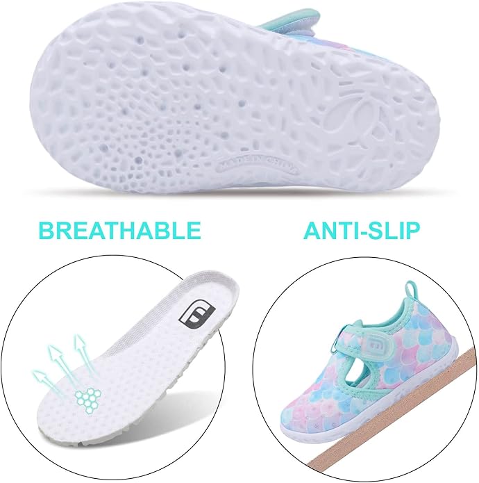 JOINFREE Baby Toddler Water Shoes Boys Girls Sandals Barefoot Kids Breathable Sneakers Shoes for Walking Running
