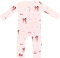 KYTE BABY Unisex Rayon Made From Bamboo Zippered Rompers 0-24 Months