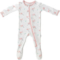 Bamboo Little Soft Baby Footie Pajamas, Baby Clothes, Newborn Sleepers, 95% Viscose and 5% Spandex, 0-24 Months