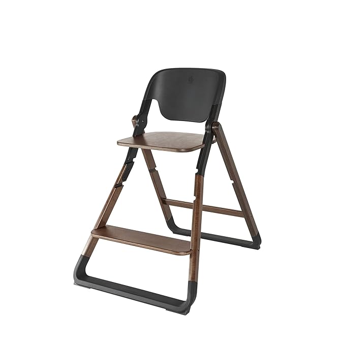 Ergobaby Evolve Baby Essentials Portable High Chair, Dark Wood
