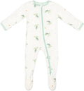 Bamboo Little Soft Baby Footie Pajamas, Baby Clothes, Newborn Sleepers, 95% Viscose and 5% Spandex, 0-24 Months