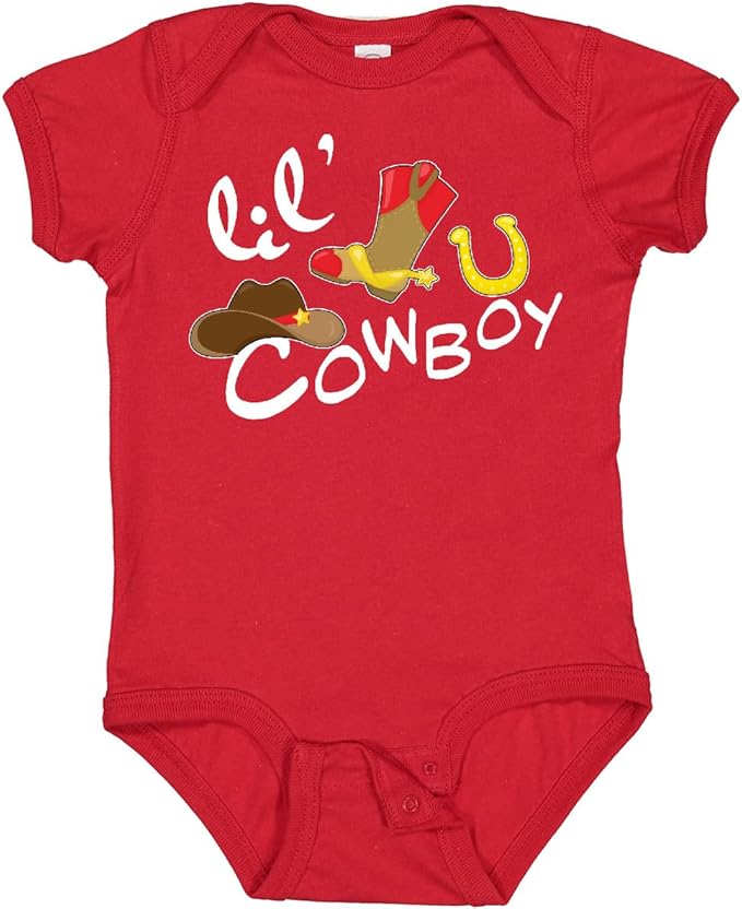 inktastic Lil' Cowboy Baby Bodysuit