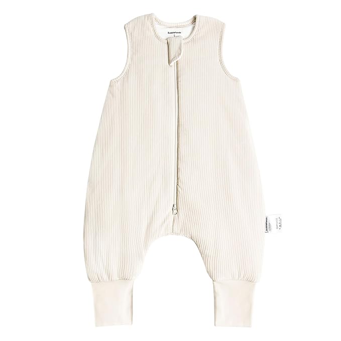 Rayon Made from Bamboo Toddler Sleep Sack with Feet 1.0 Tog Breathable Sleep Sack 6-12 Months Ultra Soft Baby Wearable Blanket with Legs Unisex Sleeping Bag with 2-Way Zipper