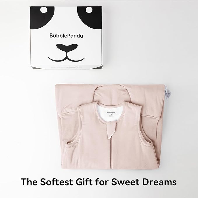 BubblePanda Rayon Made from Bamboo Toddler Sleep Sack with Feet 12-24 Months 0.5 Tog Ultra Soft Toddler Sleeping Sack 1t-2t Baby Sleep Bag Walker Wearable Blanket with Legs 2-Way Zipper Lightweight