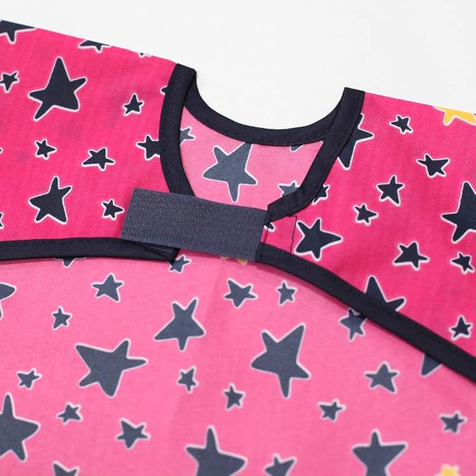 Long Sleeve Waterproof Bib for Toddlers – Feeding Smock for Baby Mealtime, Self-Feeding, Painting & Messy Play, BPA-Free