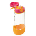 b.box 20 oz Sport Spout Kids Water Bottle for School, Sports, Travel, Daycare. Leakproof, Spill Proof, Dishwasher Safe. Easy Grip Triangle Shape, Durable Tritan Material. BPA Free.