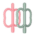2 Pack Baby Silicone Teething Toys, Teething Sticks for Babies,Silicone teether Tubes for Baby Girl,BPA Free, Soothe Gums for 0-6 3-12 18-36 Months, Newborn Infants Toddler Sensory Chew Toys