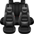Car Seat Covers for Nissan Car Murano 2003-2025 | 5-Seats Seat Covers, Waterproof Seat Protectors, Automotive Seat Covers (Full Set with Pillow,Black)