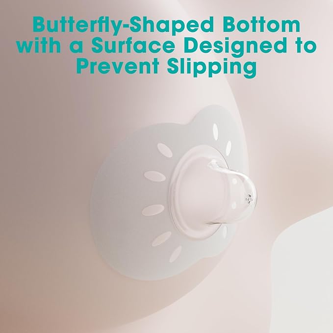 CheriBaby Nipple Shield, Contact Nipple Shield for Breastfeeding with Difficulty Sucking or Flat or Inverted Nipples, 1 Pair with Carrying Case, 100% Food Grade Silicone, BPA/BPS Free, 20mm