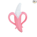Nuby NanaNubs Banana Massaging Toothbrush - Baby Teething Toy - 3+ Months - Pink,(Pack of 12)