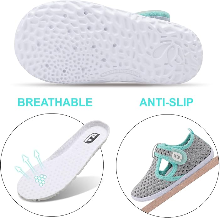 JOINFREE Baby Toddler Water Shoes Boys Girls Sandals Barefoot Kids Breathable Sneakers Shoes for Walking Running
