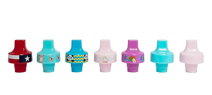 Refresh-a-Baby Reusable Bottle Top Spout Adapter – Reusable, Easily Convert Any Bottle into a Spill-Proof Sippy – Perfect for Travel & Everyday Use, BPA-Free, Dishwasher Safe - Pack of 2 (Baby Pink)