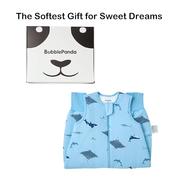 BubblePanda Rayon Made from Bamboo Toddler Sleep Sack with Feet 1.0 Tog Ultra Soft Toddler Sleeping Sack 3t-4t Sleep Bag Walker Quilted Wearable Blanket with Legs 2-Way Zipper Lightweight Extra Long