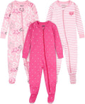 HUGGIES unisex-baby 3-pack Footed Coverall Pajamas