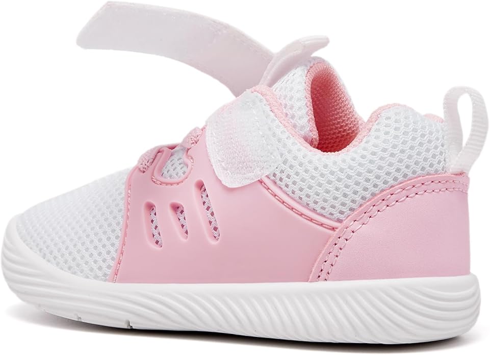 MORENDL Toddler Sneakers Baby Boys & Girls Barefoot Shoes Lightweight Breathable Walking Running Tennis Athletic Sport Shoes