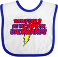 inktastic These Fools Put My Cape on Backwards ® Baby Bib