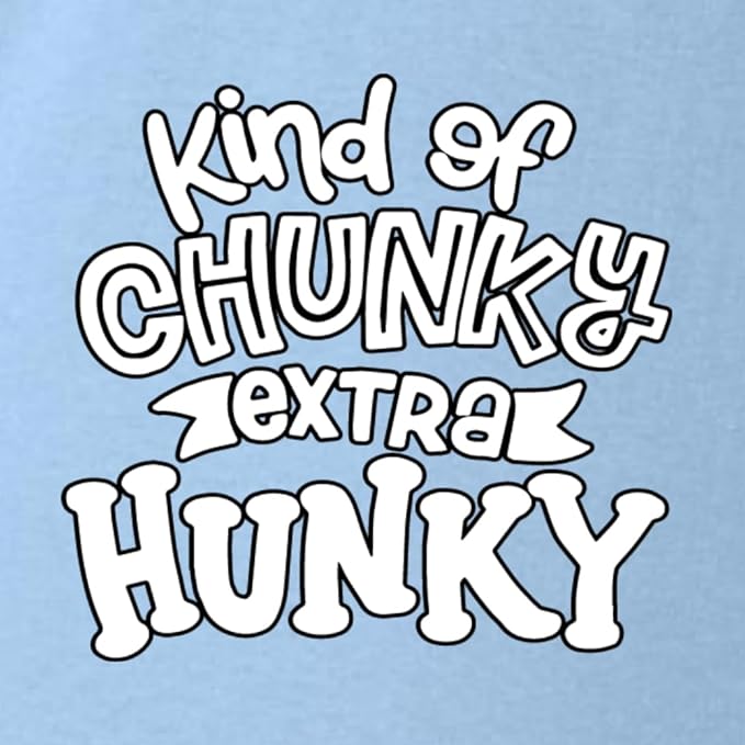 Wild Bobby Kind of Chunky Extra Hunky Humor Infant Premium Jersey Baby Bib