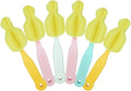 Sponge Bottle Brush 6PCS Sponge Nipple Brushes Baby Bottle Nipple Cleaning Brush Long Handle Baby Milk Bottle Brush (6PCS)