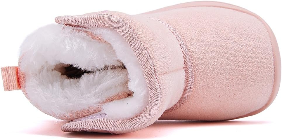 BMCiTYBM Girls Boys Snow Boots Warm Winter Fur Lined Baby Shoes (Infant/Toddler/Little Kid)