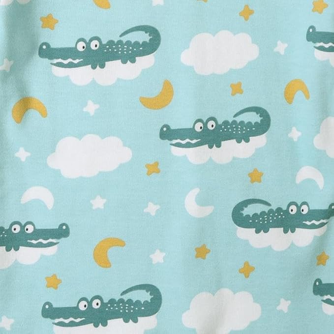 Owlivia Organic Cotton Baby Boy Girl Zip up Sleep 'N Play Pjs, Footless, Long Sleeve