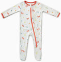 Bamboo Little Soft Baby Footie Pajamas, Baby Clothes, Newborn Sleepers, 95% Viscose and 5% Spandex, 0-24 Months