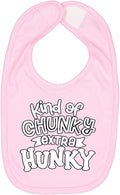 Wild Bobby Kind of Chunky Extra Hunky Humor Infant Premium Jersey Baby Bib