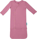 PurComfy Supersoft Baby Sleeper Gowns, Premium Bamboo Viscose Infant Nightgown Sleepers Preemie Newborn Snap Bundler