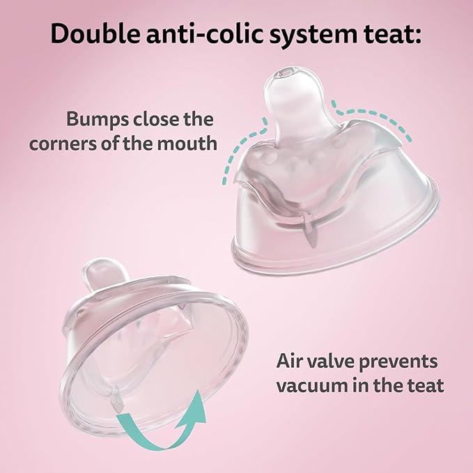 Batman DC Comics - Herobility Double Anti-Colic Baby Bottles – 5 fl oz/140ml – 3-Pack