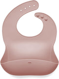 Ali+Oli Silicone Bib Waterproof Silicone Bibs for Babies & Toddlers Adjustable Feeding Bibs with Food Catcher Feeding Bucket