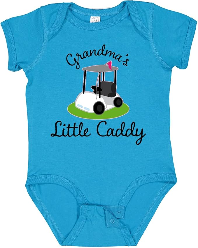 inktastic Grandma's Little Caddy Golf Baby Bodysuit