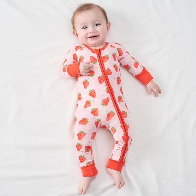 pureborn Baby Infant Boys Girls Sleeper Snug Fit Viscose from Bamboo Pajamas 0-24 Months