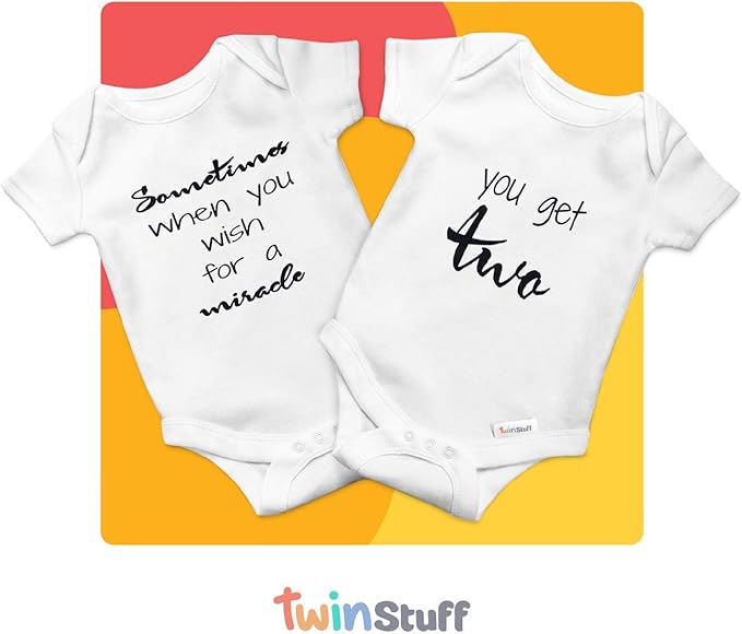 White & Grey Cotton Twin Rompers – Unisex Newborn Outfits for Boys & Girls – Soft, Comfy, Washable, 0-3, 3-6 Months