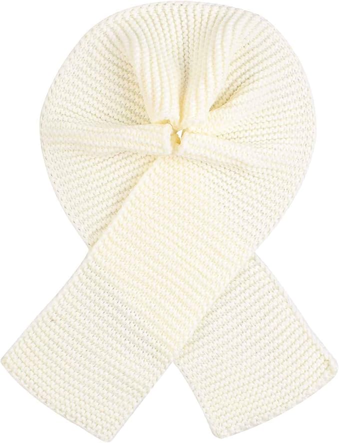 Duoyeree Baby Winter Hat Scarf Glove Beanie Set Girls Boys Pom Pom Knitted Beanie Mitten Scarves for Toddler 0-3T
