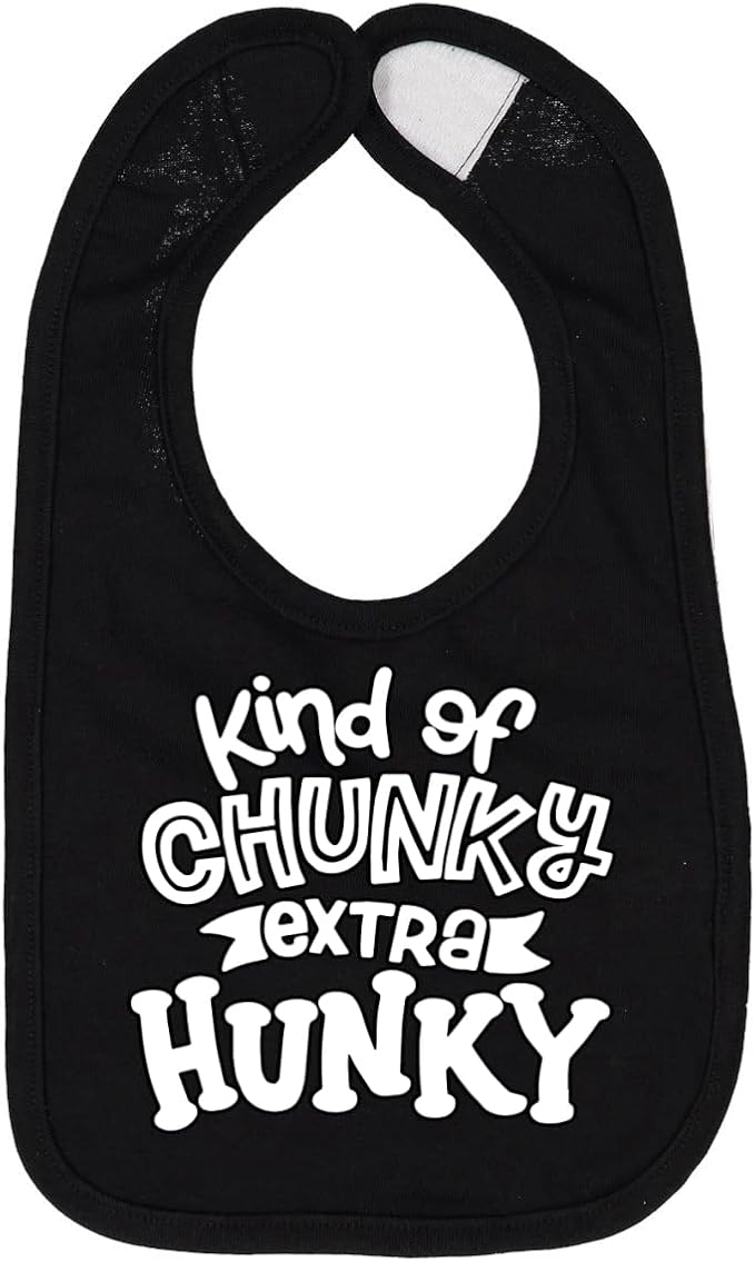 Wild Bobby Kind of Chunky Extra Hunky Humor Infant Premium Jersey Baby Bib