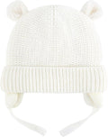 Duoyeree Cozy Baby Beanie with Earflaps and Fleece Lining - Winter Hat for Baby Boys & Girls