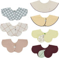 Konny Baby Bibs Set, 360 ° Rotate, Soft and Absorbent Bandana Drooling for Boys Girls baby Essentials