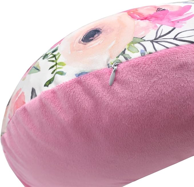Boyoung Stretchy Nursing Pillow Covers Ultra Soft Slipcovers for Breastfeeding for Baby Girls Boys, Feeding Pillow Cover Fits Standard Infant Support Pillows Positioners Nursing Pillow Case