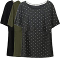 Smallshow Women's Maternity Nursing Tops Short Sleeve Breastfeeding Clothes