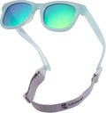 COCOSAND Flexible Baby Sunglasses with Strap Polarized UV Protection for Toddler Infant Newborn Boy Girl Age 0-24 Months