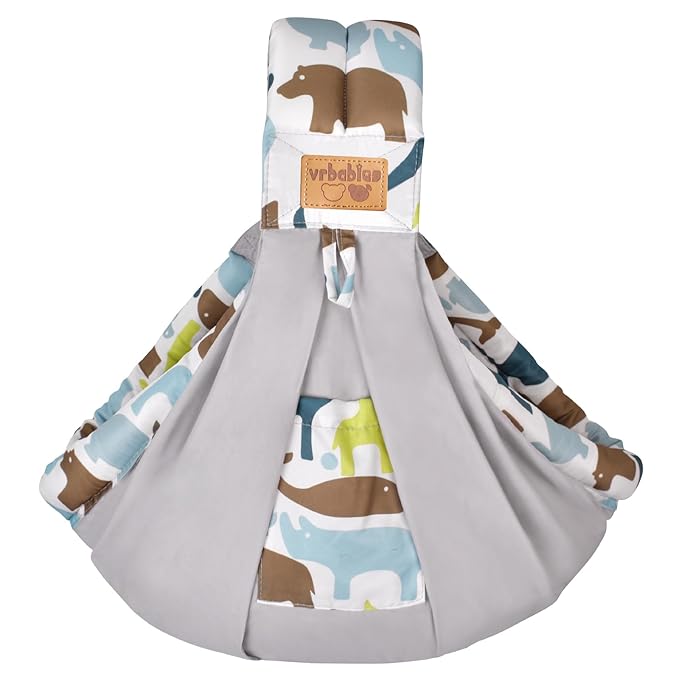 Baby Sling Carrier Newborn, Adjustable Easy Wearing Baby Nursing Warp Sling, New Mom Dad Soft Cotton Baby Front Holder Carrier for Infant Toddler Life Travel Essential Gifts