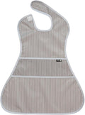 Full Coverage Waterproof Feeding Bib for Toddlers – Extra Long Apron Bib for Mealtime, Self-Feeding, BPA-Free