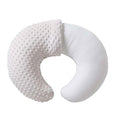 Nursing Pillow and Positioner, Breastfeeding, Bottle Feeding, Baby Sitting Support with Removable Ultra Soft Cover, Tummy Time Support for Baby Boys and Girls (Beige)