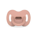 Color Essence SX PRO Silicone Baby Pacifier 1Pk, Made with 100% Soft Silicone, Baby Essentials Perfect for Breastfeeding Babies, Designed in Spain, 6-18 Mths, Marshmallow Nude